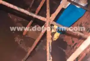 Metal Su Deposu İzolasyonu 5 Pas dolu metal su deposu