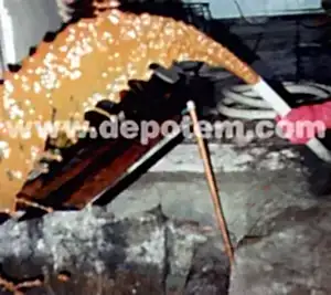 Su deposu temizliği 15 Su deposu temizliği öncesi depodan çıkan su