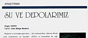 Basında Depotem 2 su ve deplarımız isimli makale